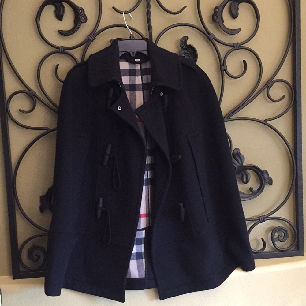 Burberry wool poncho